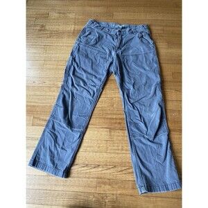 Carhartt Men’s Gray Reinforced Double Knee Relaxed Fit Work Pants Size 32 X 30